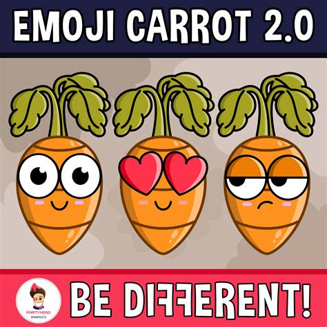 Emoji Carrot Faces Clipart (2.0) | Clip art, Emoji, Emoji clipart