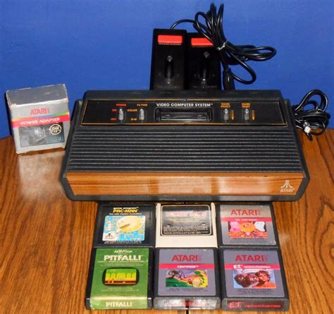 Vintage Atari 2600 Home Video Computer System Bundle Consolejoysticks