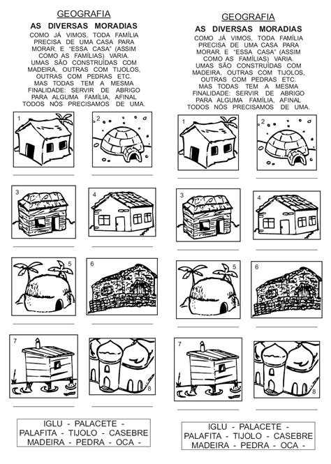 Atividades de Geografia 2º Ano Para imprimir Educação e Transformação