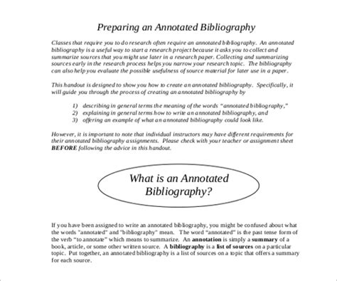 17 Annotated Bibliography Maker Generator Free Example Templates