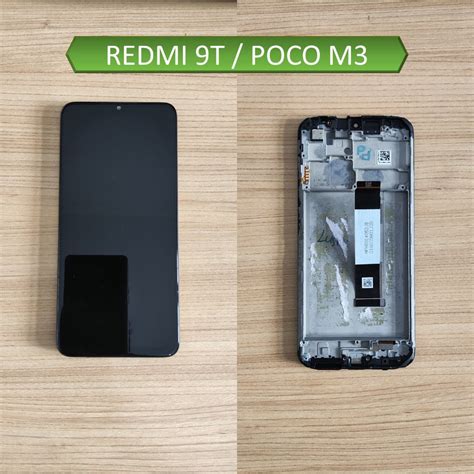 Jual Lcd Fullset Frame Pocophone Poco M3 Redmi 9t Original Copotan