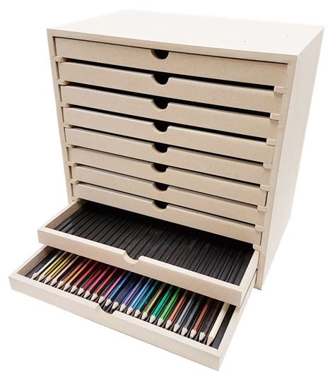 Handmade Pencil Storage Chest Holds 250 Pencils STEP BY STEP ART