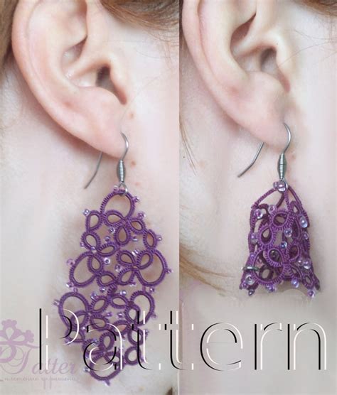 PDF Tatting Pattern Transforming Earrings Etsy