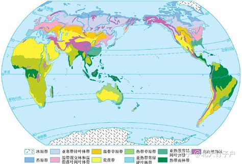 【地理学习图鉴】超全！超清晰！超赞！图解各大洲气候类型、地形分布 知乎