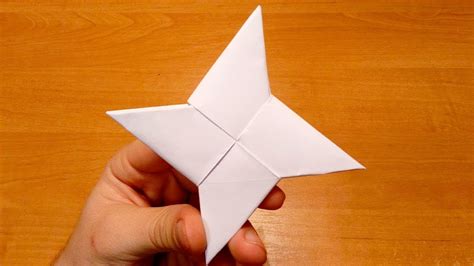 How To Make A Paper Ninja Star Shuriken Origami Youtube