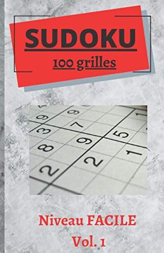 Sudoku Grilles Niveau Facile Vol Livre De Sudoku Pour Adultes