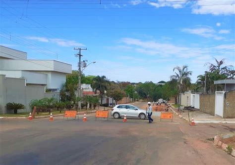 Gurupi E Tocantin Polis T M Ruas Interditadas Para Realiza O De Obras