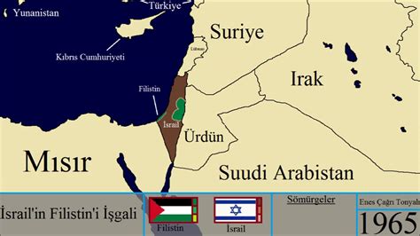 FİLİSTİN İSRAİL HARİTASI 2023 Filistin ve İsrail sınırında hangi