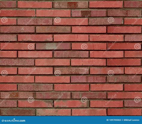 Seamless Red Brown Brick Wall Pattern Background Texture Red Seamless Brick Wall Background