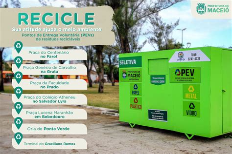 Saiba Onde Est O Os Pontos De Entrega De Recicl Veis Da Prefeitura