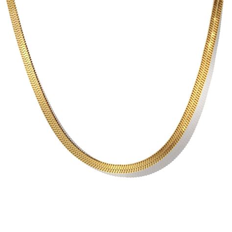 Bold Snake Gold Necklace