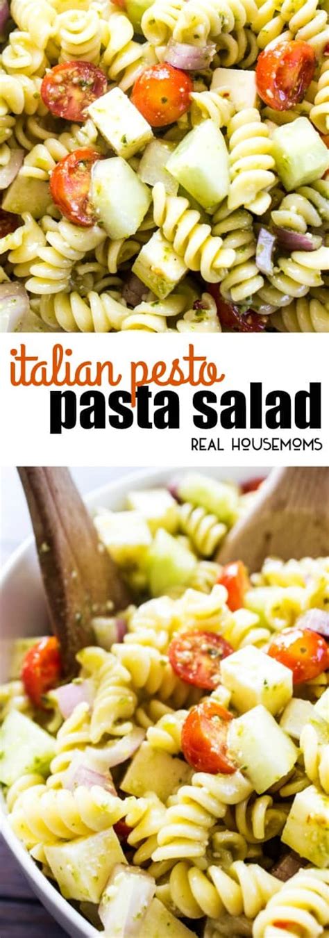 Italian Pesto Pasta Salad Recipe Real Housemoms