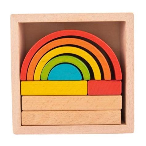 Empileur En Bois Nesting Puzzle Blocks Montessori Pour Enfants S Rie