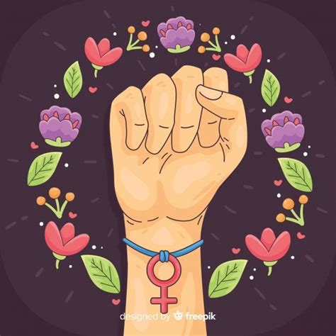 Free Vector Modern Hand Drawn Feminism Concept Arte Feminista