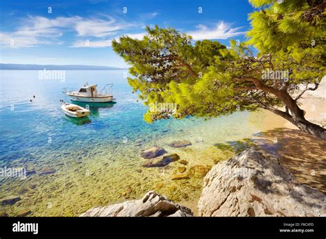 Croatian Coast Makarska Riviera Croatia Stock Photo Alamy