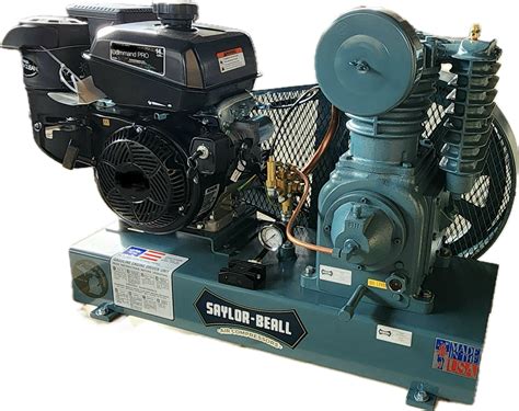 Saylor Beall ULB 705 G Gas Powered Two Stage Piston Air Compressor