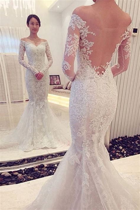 Lace Mermaid Wedding Dresses