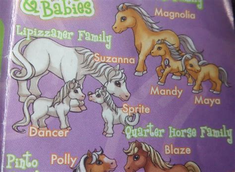 Pony In My Pocket Series 1 Pony Personality Profiles Mum And Babies