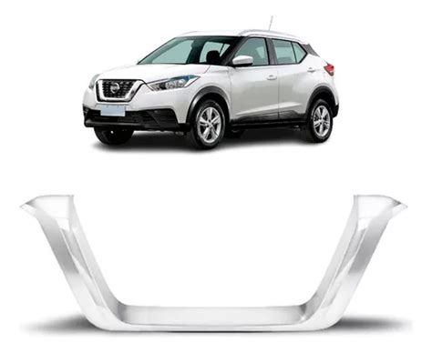 Aplique Cromada Da Grade Frontal Nissan Kicks Frete Gr Tis