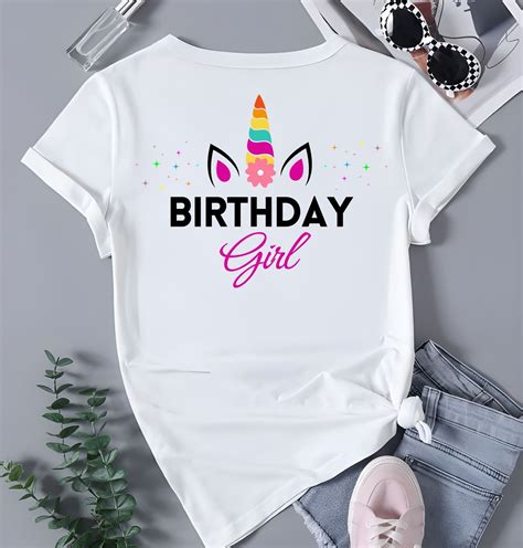 Unicorn Birthday Girl Svg Unicorn Face Svg Unicorn Svg Birthday Girl