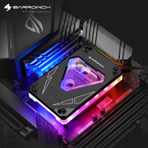 Barrowch M Series Reactor Cpu Waterblock Lrc Rgb Ryzen Am Am