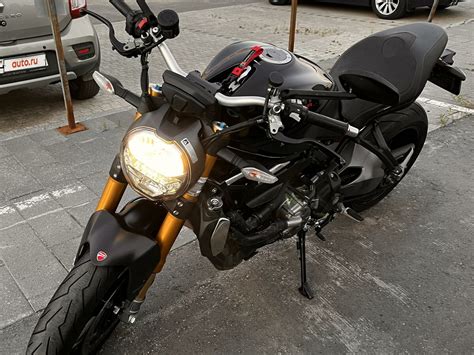 Купить б у Ducati Monster 1200 инжектор 6 передач в Москве чёрный naked bike 2021 года на Авто