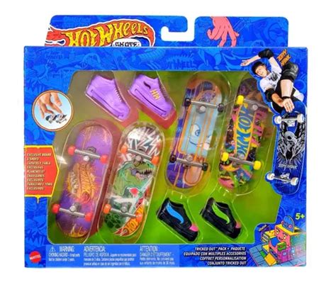 Fingerboard Hot Wheels Skate Tricked Out Pack Tony Hawk Env O Gratis