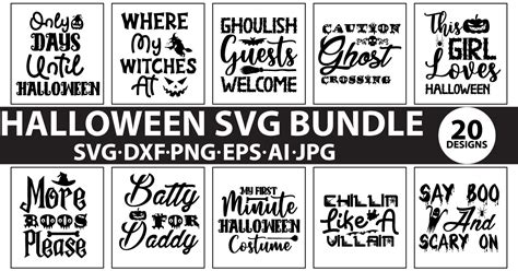 Halloween Svg Bundle Vol8 Bundle · Creative Fabrica