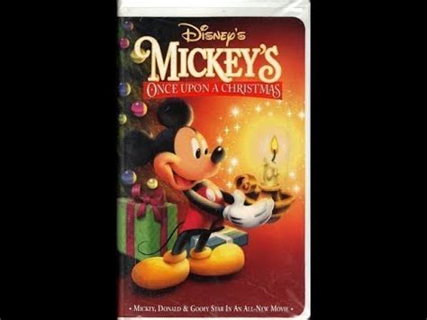 Opening Closing To Mickey S Once Upon A Christmas 1999 VHS 23rd