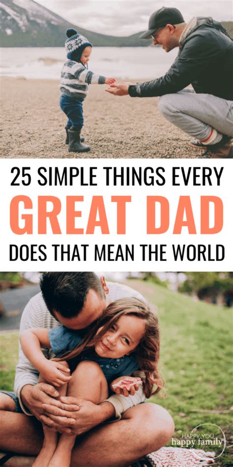 How to Be a Good Father: 25 Simple Things Every Dad Can Do