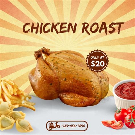 Copy Of Roasted Chicken Template Postermywall