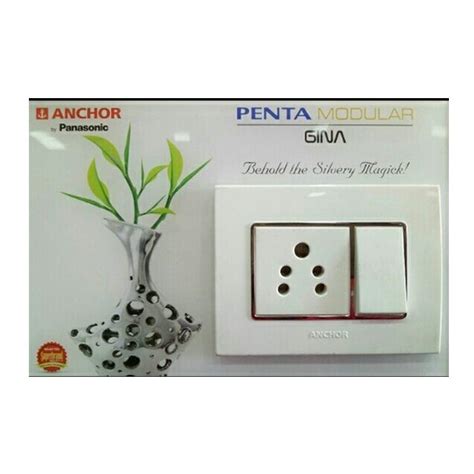 PVC Anchor Penta Modular Switch At Rs 21 Piece In Nimbahera ID