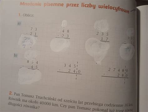 mnożenie pisemne przez liczby wielocyfrowe PROSZE TERAZ SZYBCIUTKO DAJE