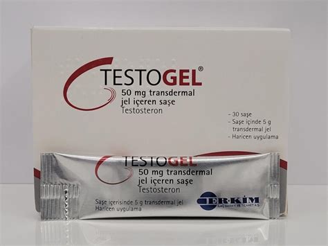 Testosterone Gel – 10 sachets (50 mg per sachet) – Erkim – expires 2026 (shipped from Spain ...