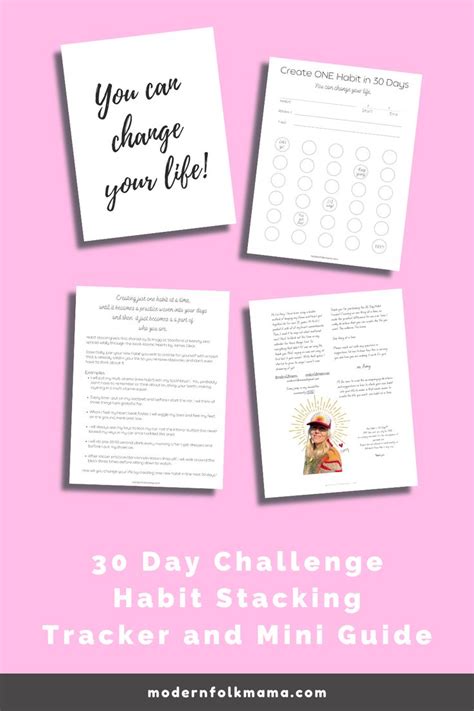 Habit Tracker Printable Atomic Habits 30 Day Challenge Monthly Habit