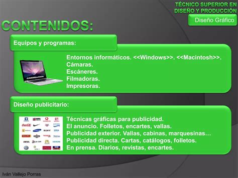 Tecnico Superior En Diseno Y Produccion Editorial Ivan Vallejopptx Ppt