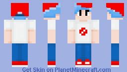 FNF boyfriend Minecraft Skin