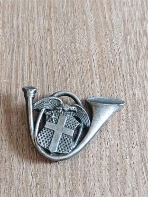 Insigne M Tallique Du Bataillon De Chasseurs Alpins Eur