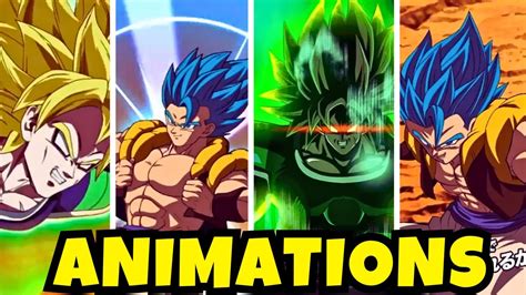 The Best Animations In The Game Th Anniversary Gogeta Broly Live