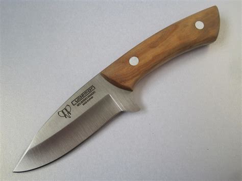 135l Cudeman Small Olive Wood Skinning Knife