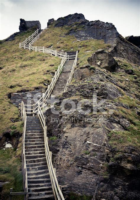 Mountain Staircase Stock Photo Royalty Free Freeimages