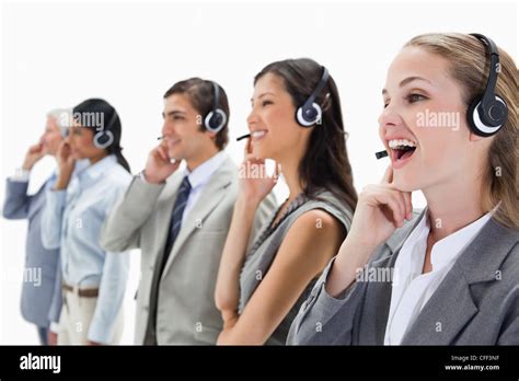 Headsets And Workers Hi Res Stock Photography And Images Alamy