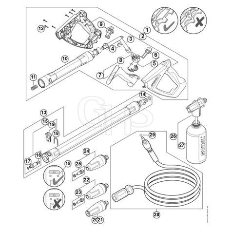 Genuine Stihl Re110 L Spray Gun Spray Lance Wand Ghs