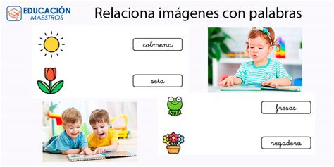 Relacionar Palabras Con Imagenes Para Ni Os Juegos De Relacionar De