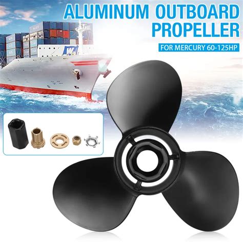 Aluminum Outboard Propeller 13 3/4'' 15'' Pitch For Mercury Marine ...