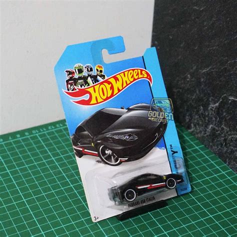 Jual HOT WHEELS FERRARI 458 ITALIA BLACK Shopee Indonesia
