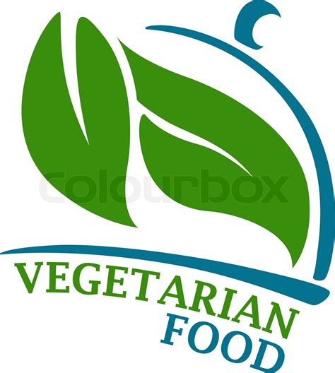 Vegetarian Restaurant symbol | Stock vector | Colourbox