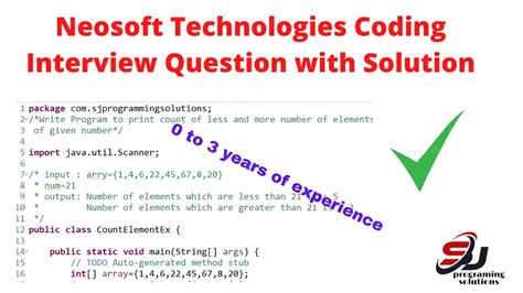 Neosoft Technologies Coding Interview Question With Solution