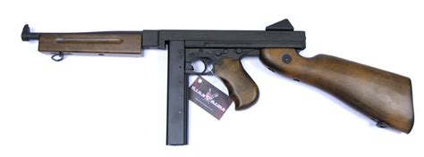 King Arms Thompson M A Military Wood Aeg Airsoft Rifle Hristo