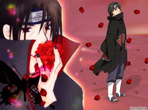 Ita Kun With Roses Itachi Uchiha Photo 14762814 Fanpop